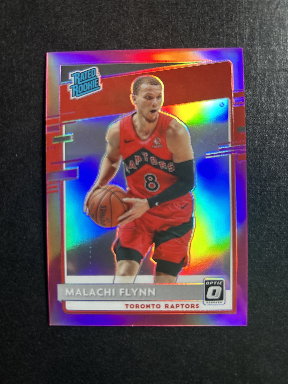 2020-21 DONRUSS OPTIC MALACHI FLYNN PINK #20/25 ROOKIE RC