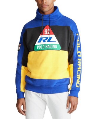 Polo Ralph Lauren 92 RL Racing Funnel Neck Color blocked Polo Ralph Lauren 92 RL Racing Funnel Neck Color blocked