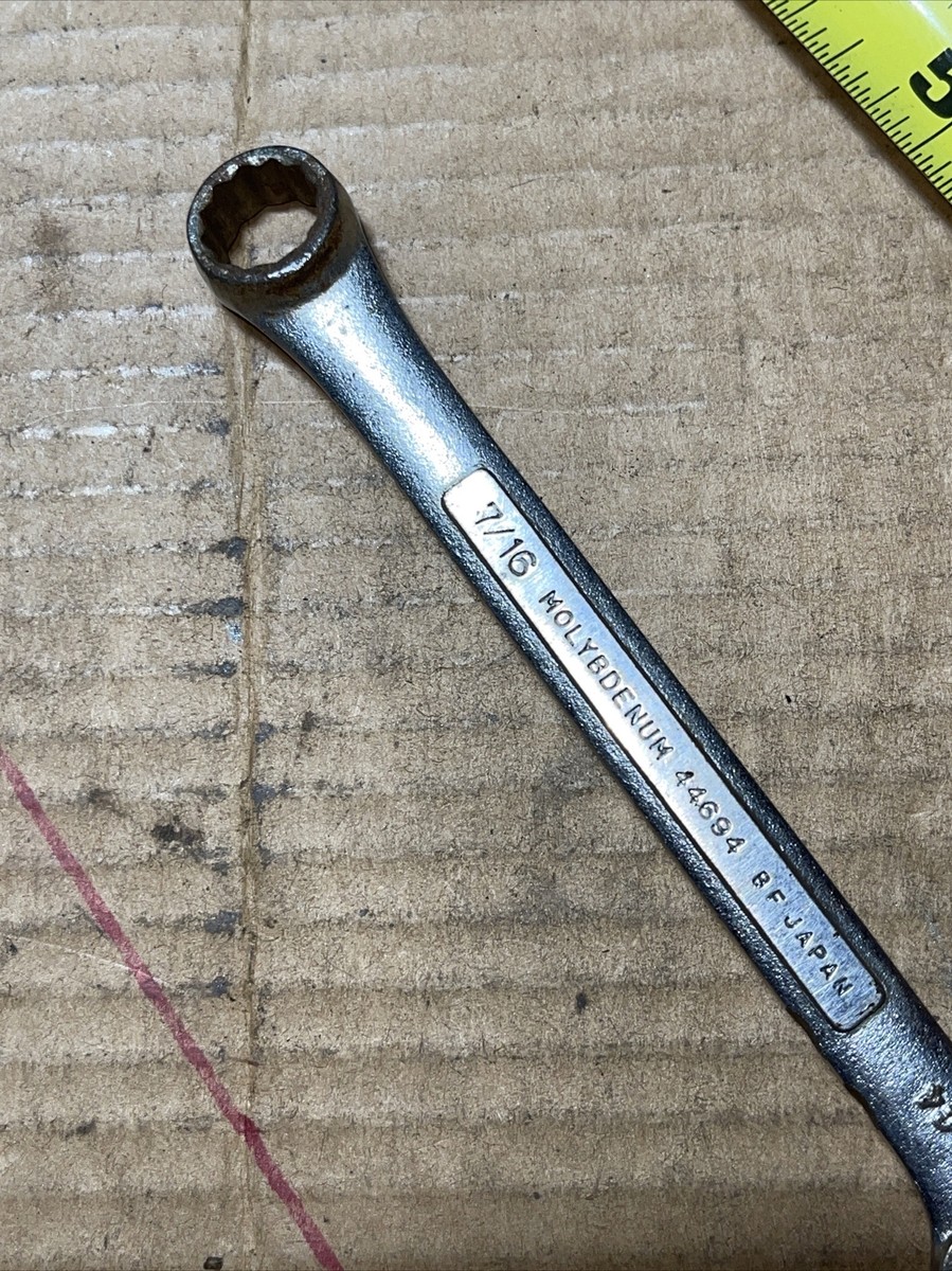 Sears Craftsman USA BF Japan 7/16 In SAE 12 Point Combination