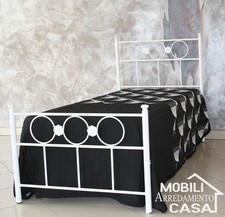 LETTO FERRO INCANTESIMO 80 NERO-ORO.