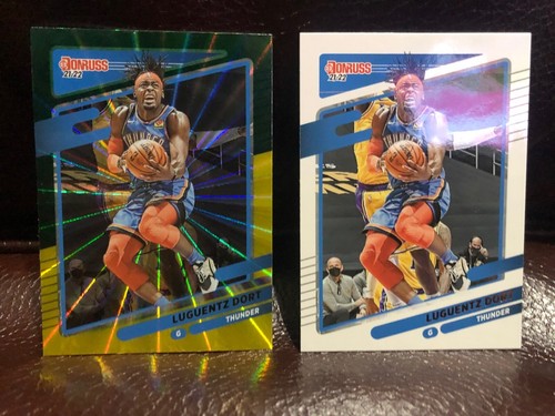 2021 Panini Donruss Green/Yellow Laser Luguentz Dort # 152 & Base #152 ...