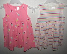 2 Stück Baby Mädchen Kleidchen Kleid  Häng...