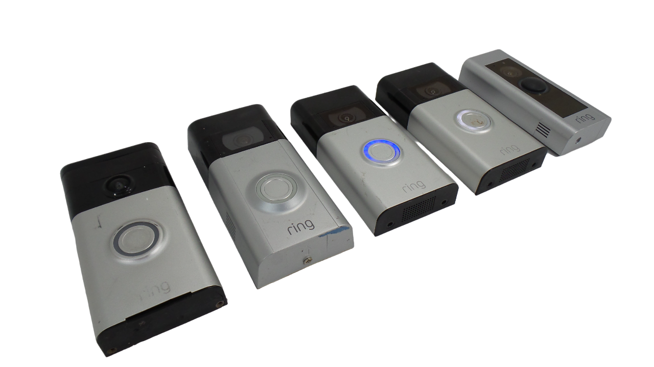 Lot of 5 ring video doorbell A0077 *Different Models* Free Shipping