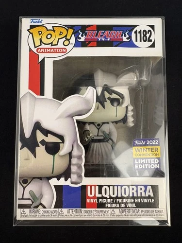 FUNKO POP ANIMATION 1182 BLEACH ULQUIORRA LIMITED EDITION CON ANIME W/ PROTECTOR