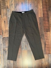 Everlane Pleated Chino Womens Pants XL Green ...