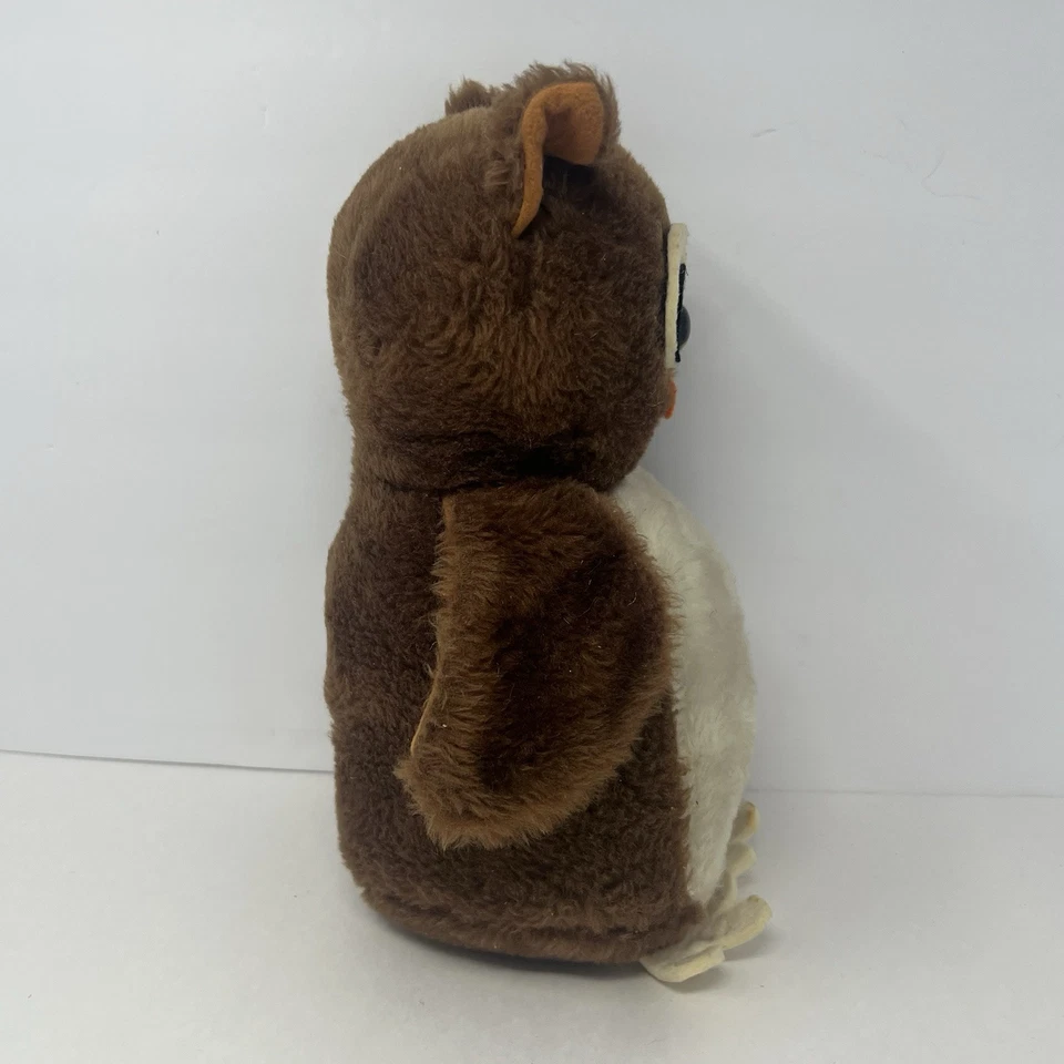 Vintage Knickerbocker Owl Plush Animals Of Distinction Stuffed Animal 11” - Image 2 of 4