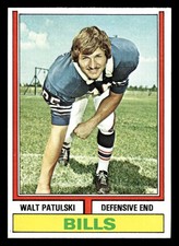 1974 Topps FOOTBALL Walt Patulski #79 Buffalo Bills HIGHER GRADE