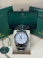 Rolex Datejust 41mm BRAND NEW FULL SET BOX AND PAPERS White Index Dial 126300 3