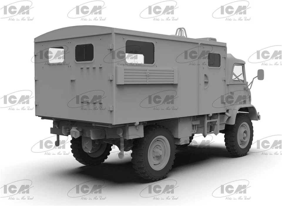 ICM 1:35 - Ambulancia militar alemana Unimog S 404 Foto 3 de 4