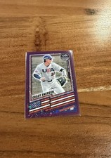 Grady Emerson 2026 Panini Stars & Stripes Purple Disco Prizm /99 Rookie NRMT+