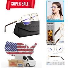 Blue Light Glasses Men/Women, Blue Light Blocking Glasses, Computer Screen Bl...