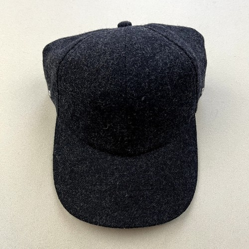 Wool Hat Cap Strapback Black American Needle Blank Basic Hip Hop Sportswear - Picture 2 of 8