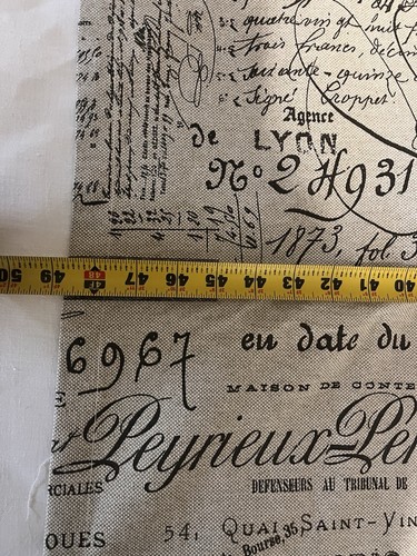 2 Ballard Design curtains DOCUMENT BROWN FRENCH SRIOT 44 X 84 - Picture 5 of 7