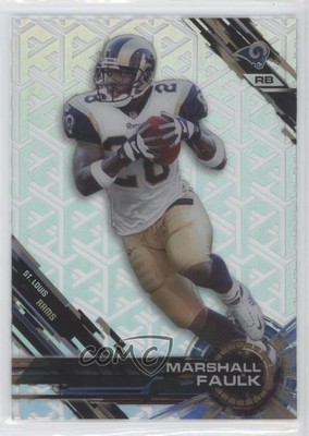 2015 Topps High Tek Pattern 4 Cubes/Chain Link Marshall Faulk #37 HOF