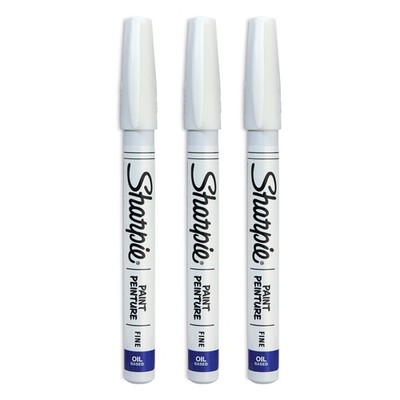 Permanent Paint Marker, Fine Point [Set of 3]