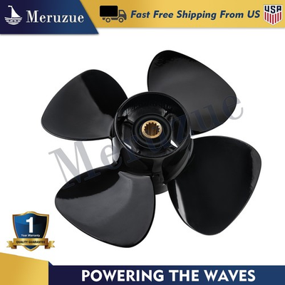 #ad 10 x 7 Aluminum Boat Propeller for Mercury 9.9HP Bigfoot 15 20HP RH 14 Spline 4B $69.00