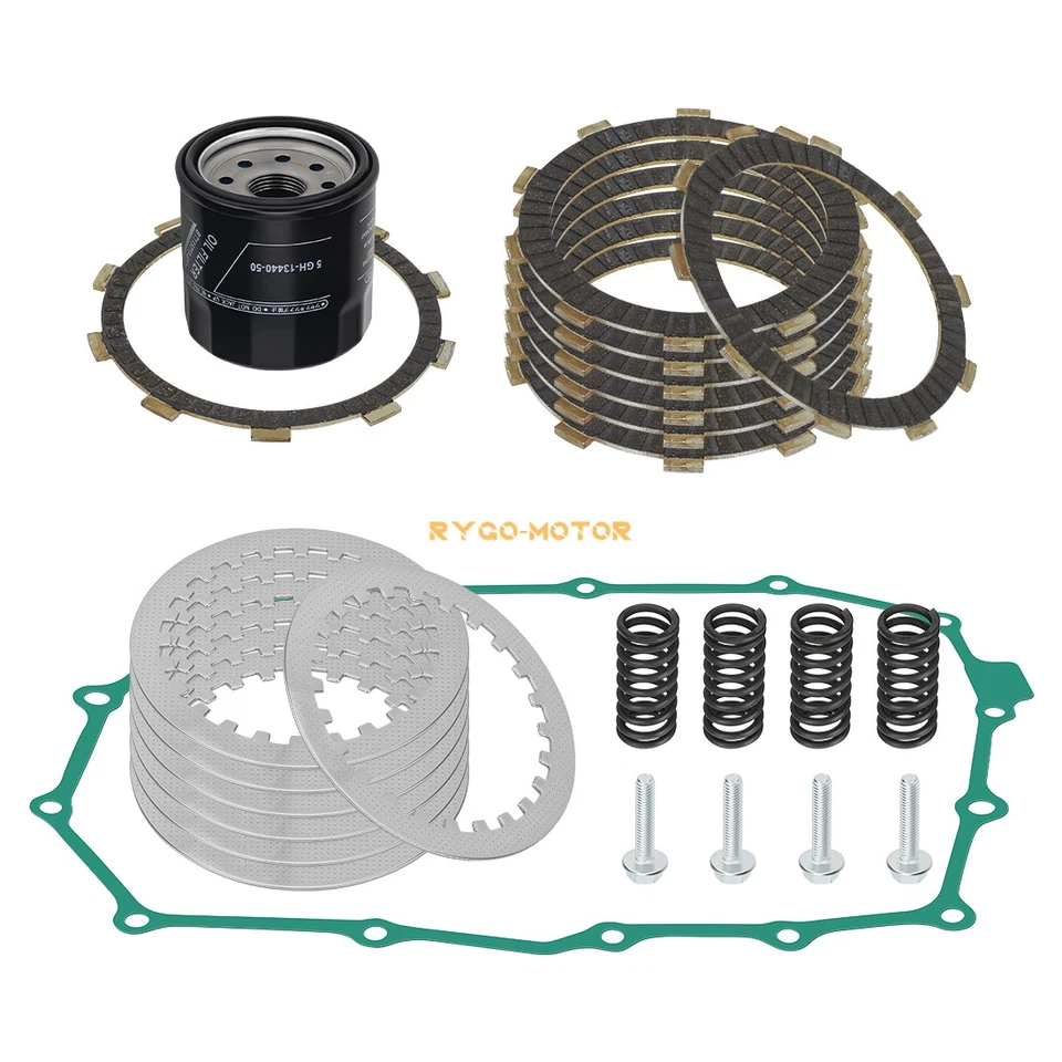 Clutch Friction Steel Plates Gasket Kit for Honda VT750C VT750CD Shadow ACE 750 - Image 2 of 4
