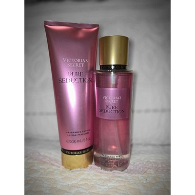 Victoria Secret Pure Seduction Full Size Fragrance Lotion and Body Mist Set NWT