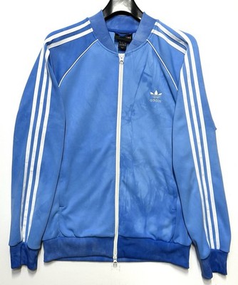 Adidas Pharrell Williams Hu Holi Track Jacket, CW9103 Tie Dye Blue, Mens Large.