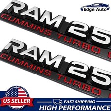 1994 1995 1996 1997 1998 For Ram 2500 Cummins Turbo Diesel Fender Emblems Badge