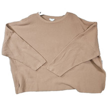 J.Jill Knit Tunic Top Women's Size 4X Tan  Long Sleeve Pullover