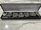 Vintage Silver And Turquoise Link Bracelet ￼ — photo 1
