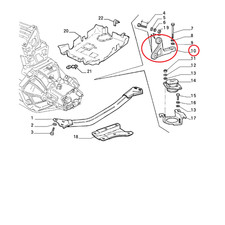 Support moteur Fiat UNO