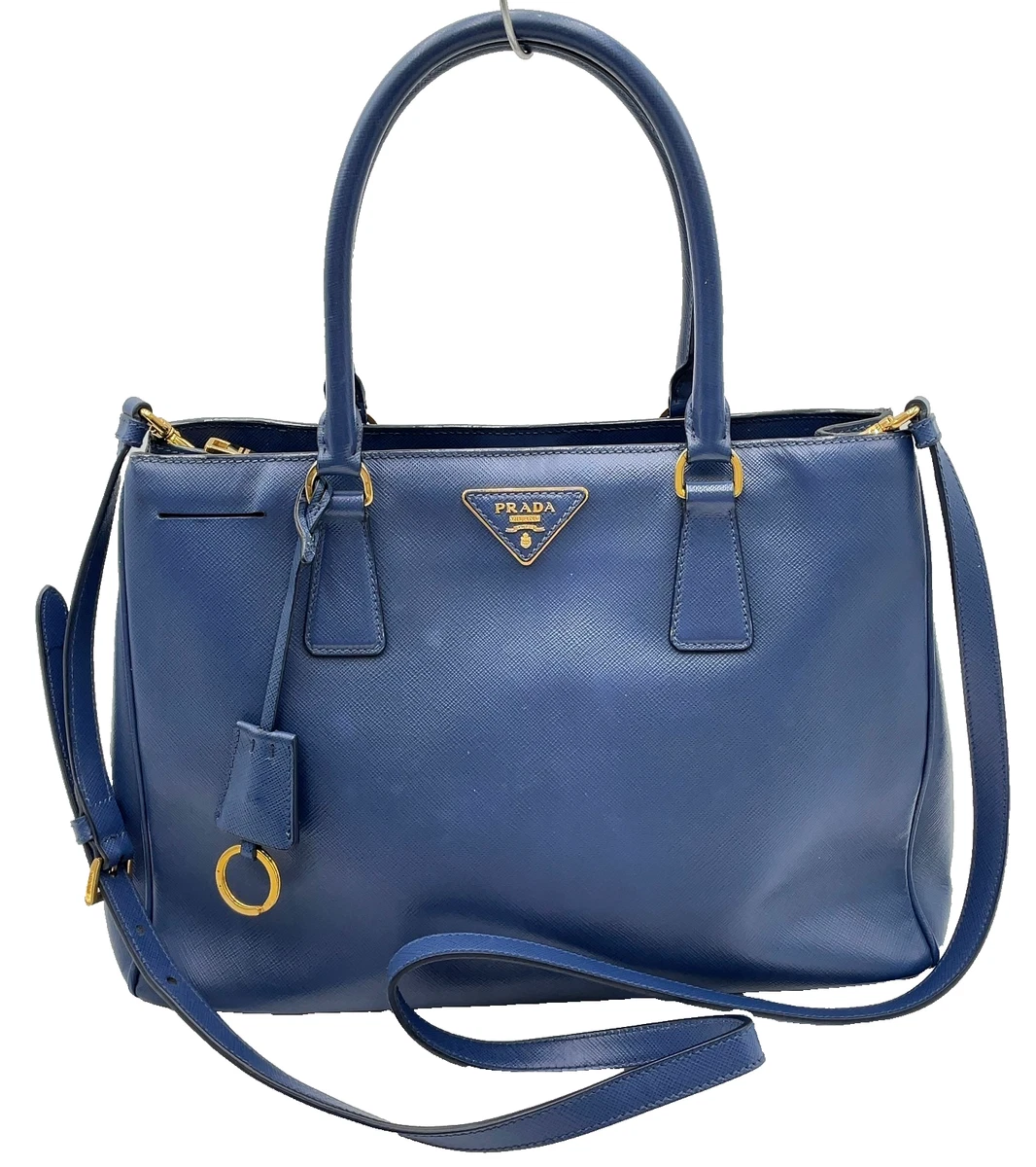 PRADA Saffiano Lux Tote Blue Bags & Handbags for Women for sale | eBay
