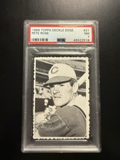 1969 Topps - Deckle Edge Pete Rose #21, PSA 7