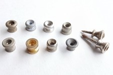 Assortment of 10 Vintage Guitar Strap Buttons 2
