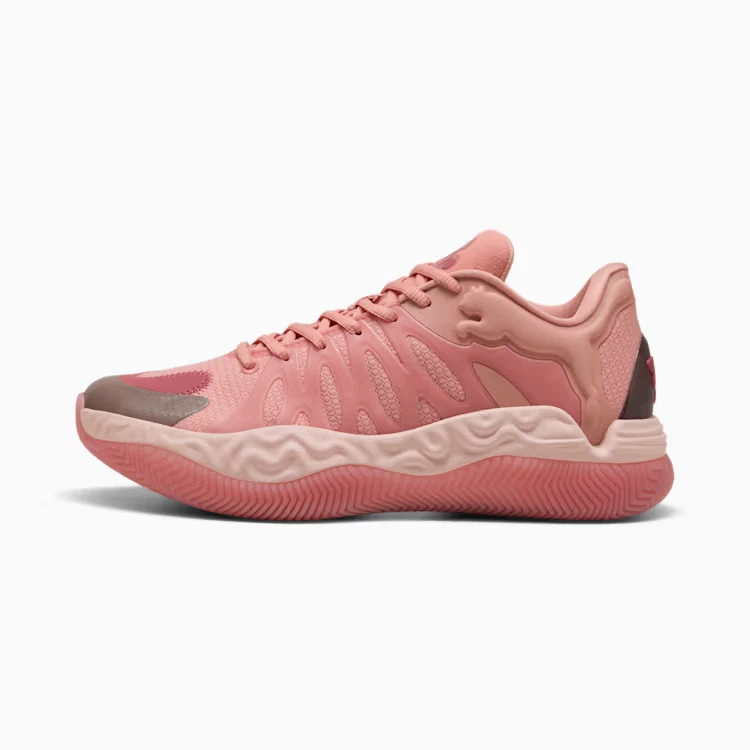 Puma HALI 1 Basketball Unisex Shoes in Poppy Pink-Rose Dust