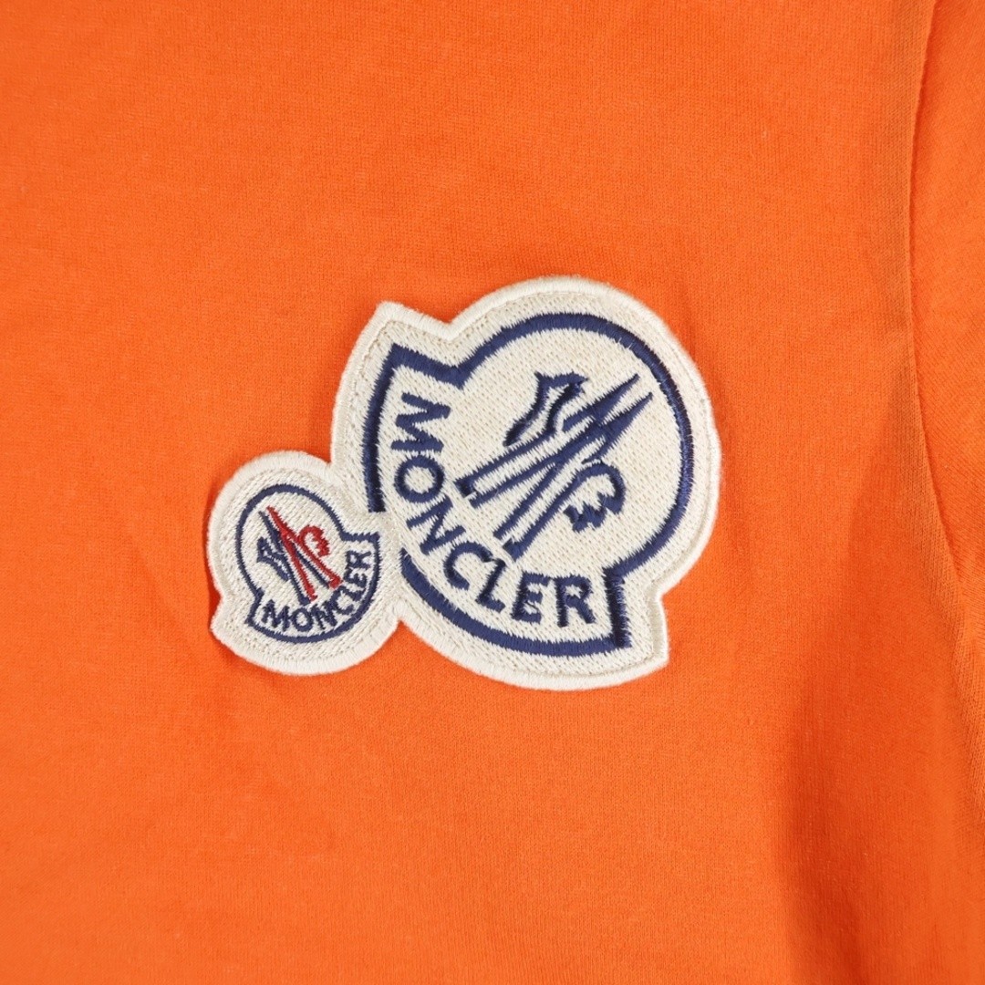 Moncler 18SS Emblem Logo Crew Neck Short Sleeve T-shirt Top Orange Used 4216a99f thumbnail 5