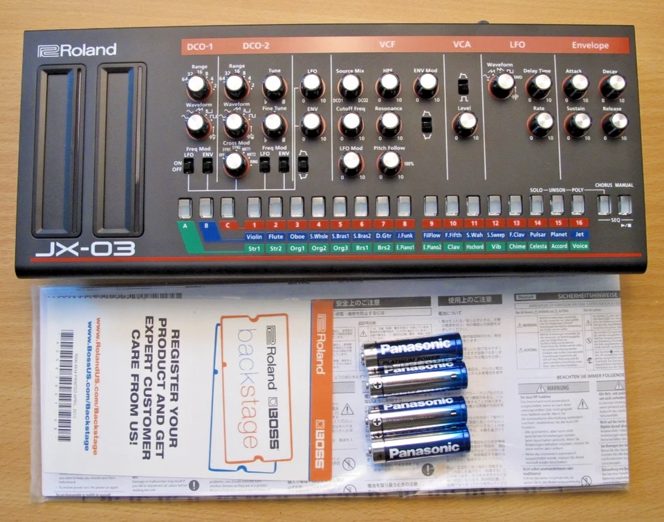 Roland JX-03 Boutique Synthesizer Sound Module Open Box Unused New - Image 3 of 4