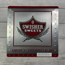 Swisher Sweets Metal Sign Man Cave Bar Pub Decor 15" x 15" Advertising