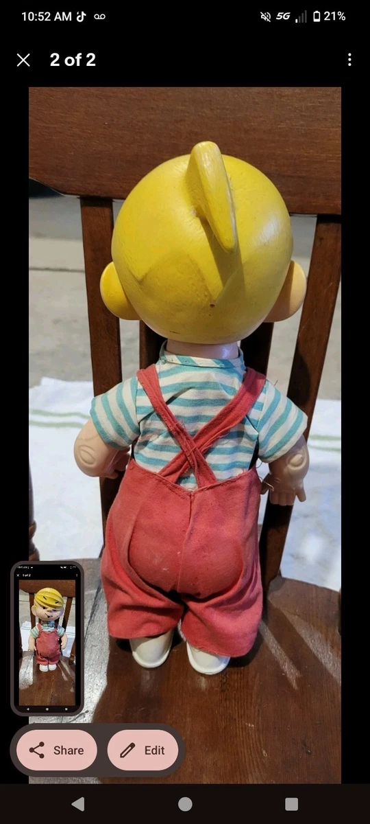 Dennis The Menace Doll In Vintage & Antique Character Toys for