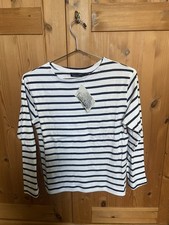 NEU Maritimes Shirt Pulli  Escale Nautic aus der Bretagne Gr. XS Gr. 34/ 36