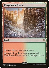 Karplusan Forest 305 Rare Commander 2016 Magic: The Gathering Near Mint