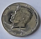 1964 P 50C Kennedy 90% Silver Half Dollar Proof