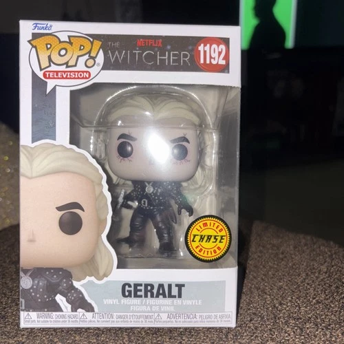Funko Pop! Television Geralt Figure Witcher Limited Chase Edition 1192 Box