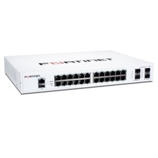 Fortinet FS-124F-FPOE L2 managed POE Switch 24 port 24GE 4SFP 370W