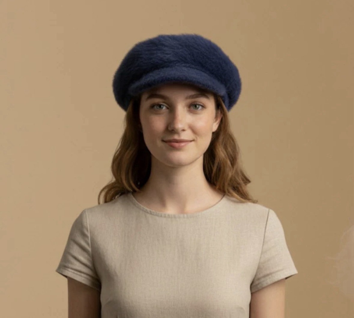 Kangol Furgora Apple Cap Navy Blue XL Unisex Hat with Logo  display picture 3