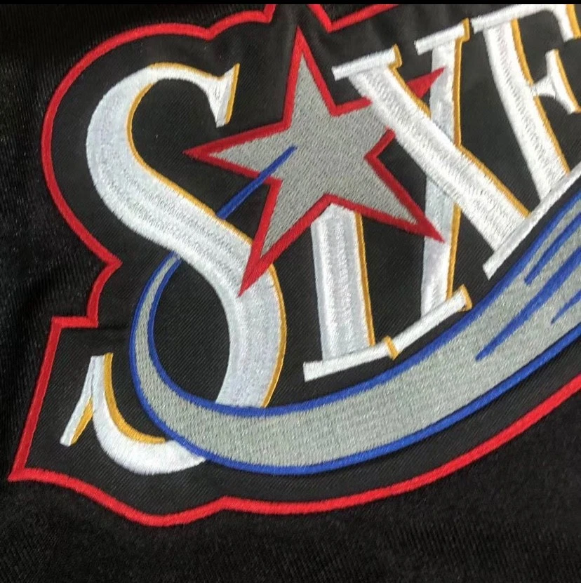 Philadelphia 76ers Allen Iverson 3 NBA vintage black basketball jersey - product detail image 4