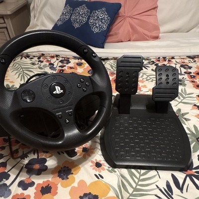 PlayStation Racing Wheel and Pedals Wired Black for PS4 PS3 Console Controller