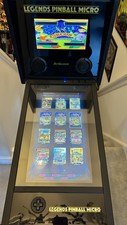 AtGames Legends Micro Virtual Pinball Machine with Official Legs