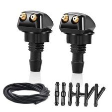 2pcs Front Windshield Washer Nozzles, Front Windshield Washer Nozzle kit and 9
