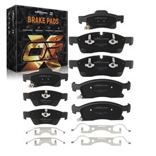 8x Ceramic Brake Pads Set Front&Rear For Dodge Durango 2011-2020 P-1455 P-1498