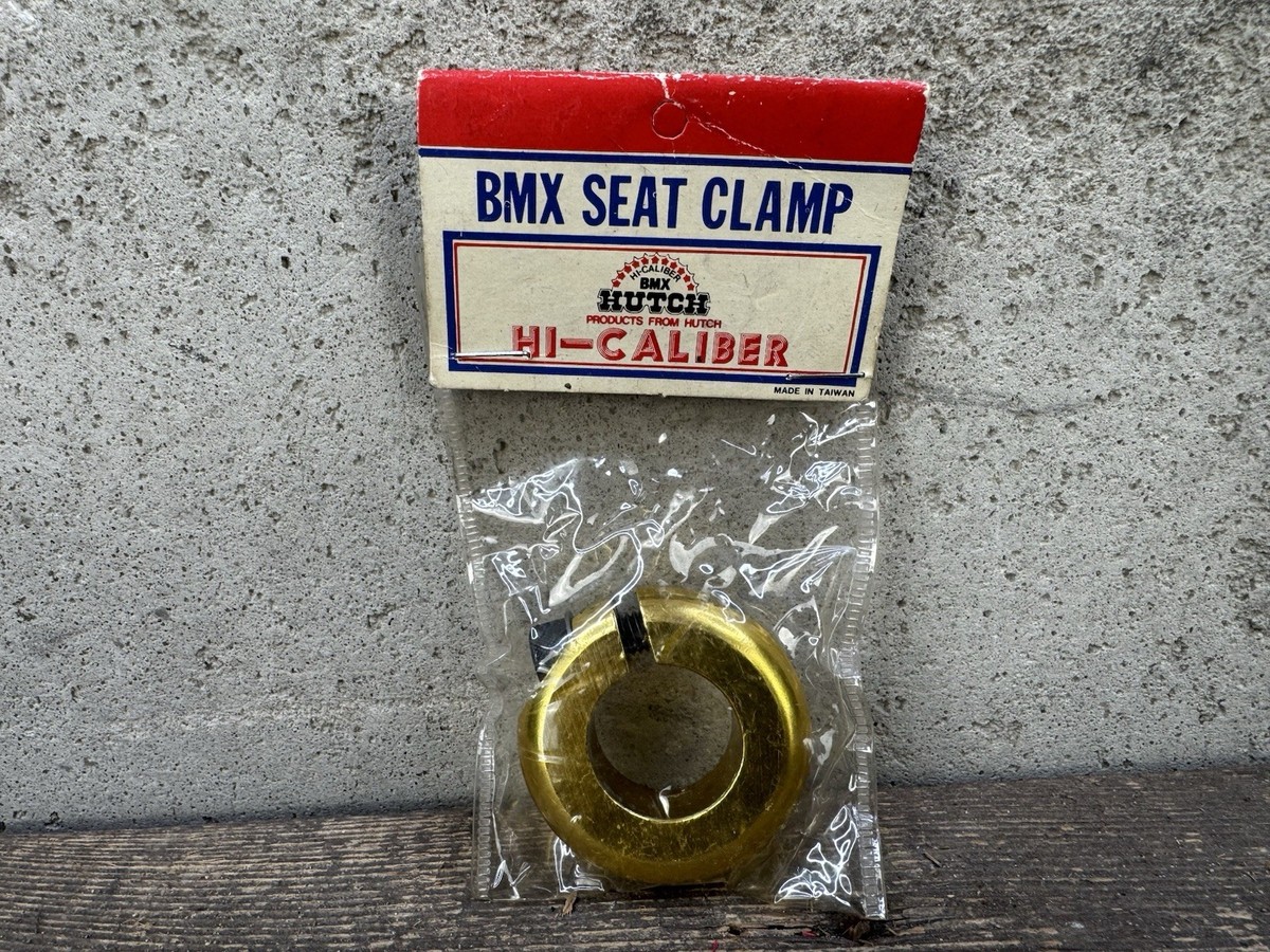 HUTCH シートクランプ　当時物　oldbmx ビンテージ　bmx ハッチ NOS Gold Hutch Bmx Seat Clamp Hi Caliber Vintage Old School 1” | eBay