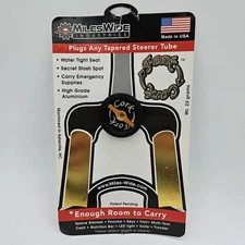 Miles Wide Fork Cork Tapered Steerer Tube Plug-Black, USA Made, MTB Accessories