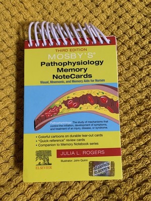Mosby's Pathophysiology Memory NoteCards: Visual, Mnemonic, and Memory Aids for 