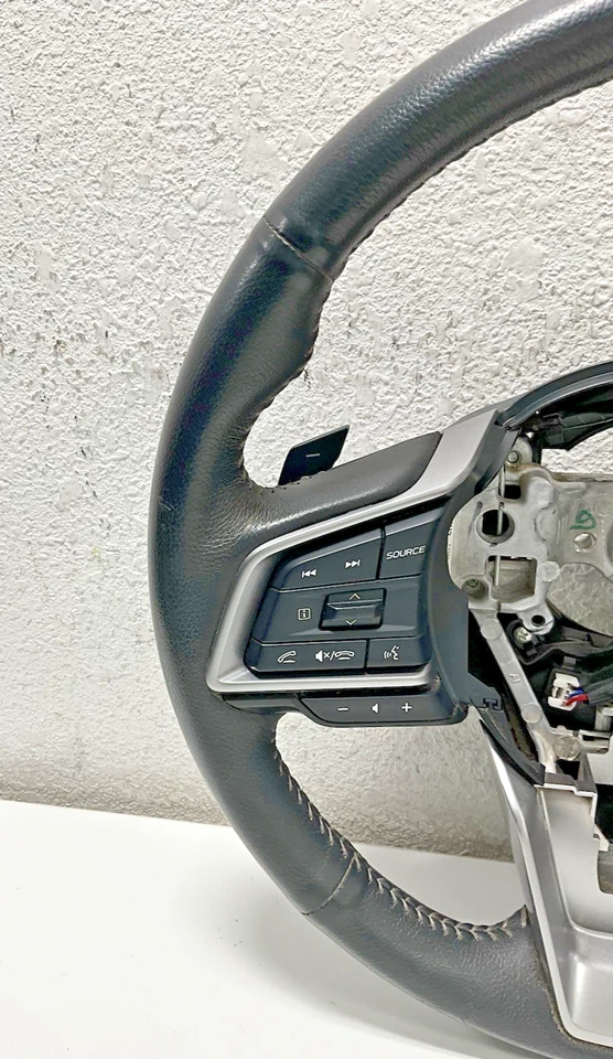 Volante 2024 Subaru Outback Legacy couro preto aquecido fabricante de equipamento original - Imagem 4 de 4